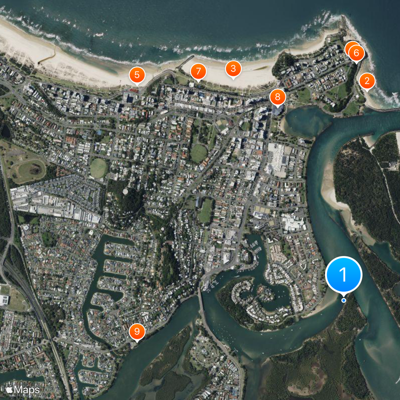 Tweed Heads Map