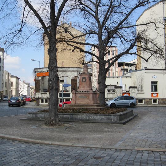 Denkmal zur Erinnerung an die Völkerschlacht bei Leipzig 1813 Reudnitzer Straße
