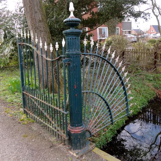 Rentenierswoning, toegangshek