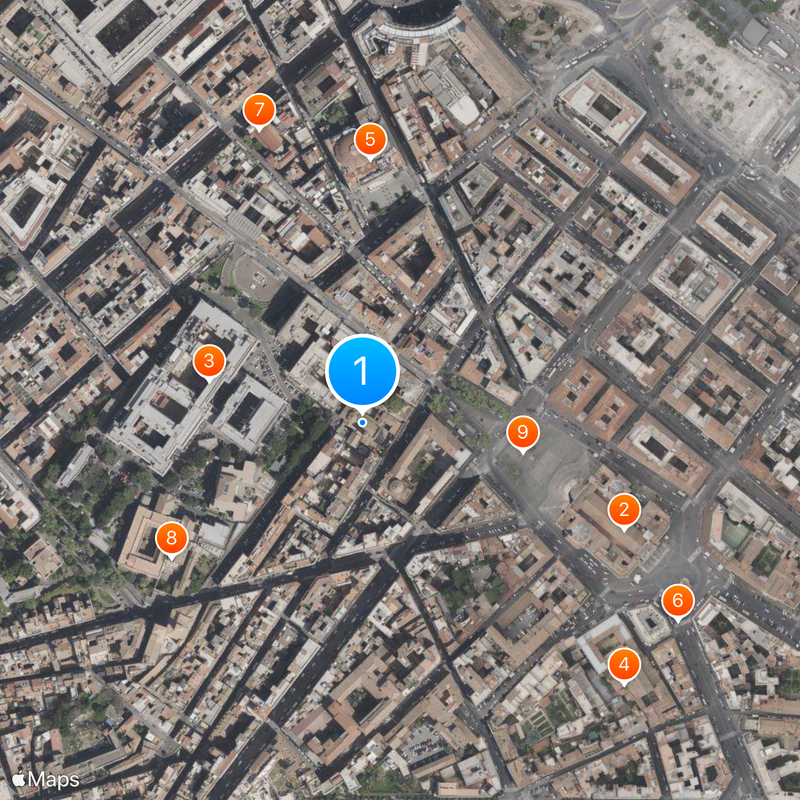 Santa Pudenziana Map