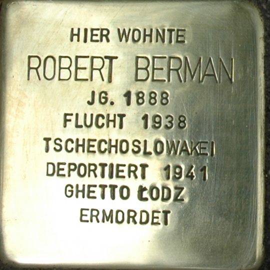 Stolperstein für Robert Bermann