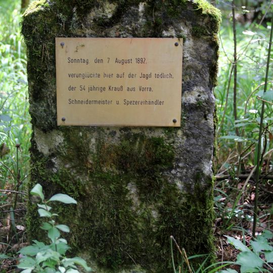 Gedenkstein Krauß aus Vorra