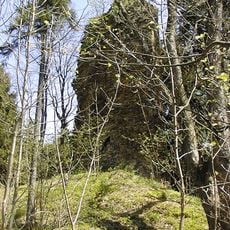 Castle ruins in Czarny Bór