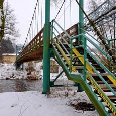 Lávka přes Ohři u Těšovic