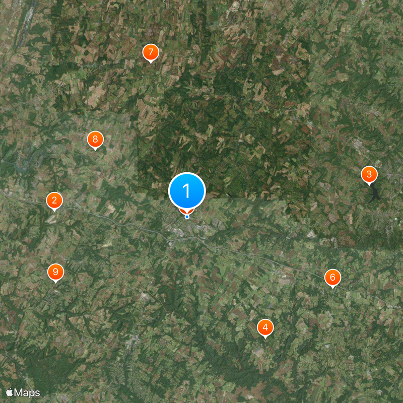 Mount Airy Map