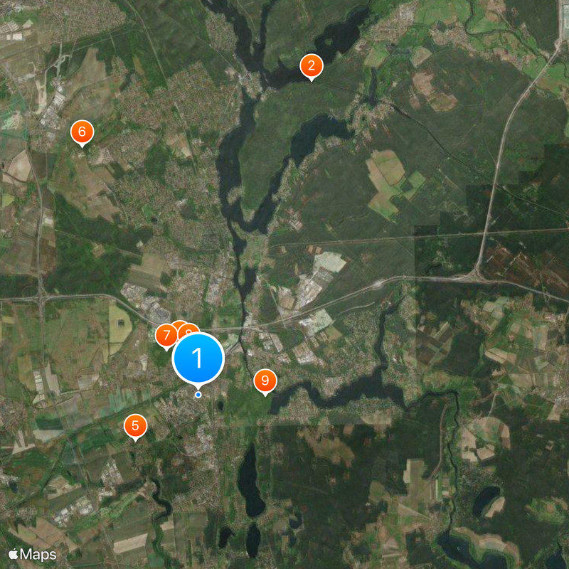 Königs Wusterhausen Mapa