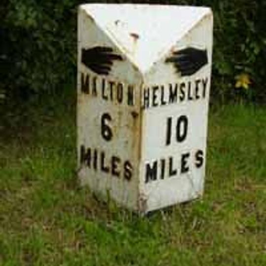 Mile Post At Southern End Of Balkside