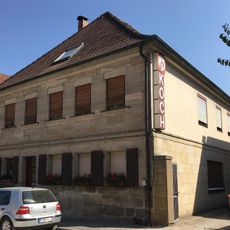 Wohn- und Geschäftshaus, wohl ehemalige Privatsynagoge mit Mikwe