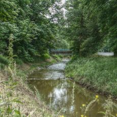 Bývalý most přes Rakovnický potok u čističky v Rakovníku