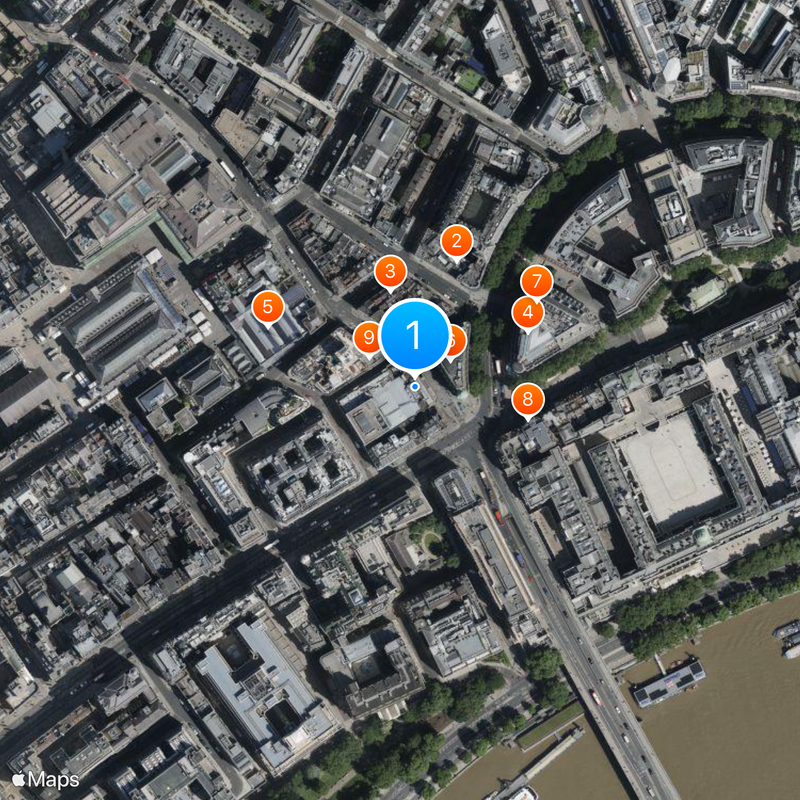 Lyceum Theatre Kaart