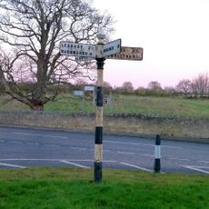 Signpost At Juntion With Station Road