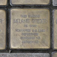 Stolperstein à la mémoire de Melanie Seeger