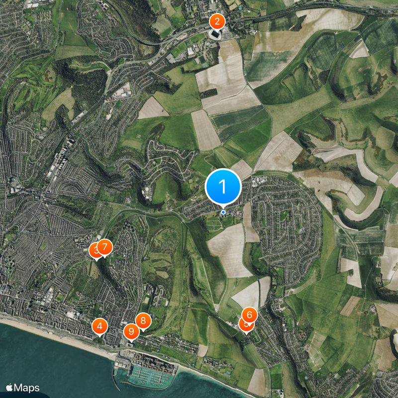 Woodingdean Water Well Mappa