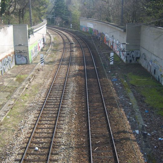 Eisenbahnstrecke, Wiener Vorortelinie – Teilbereich Unterdöbling