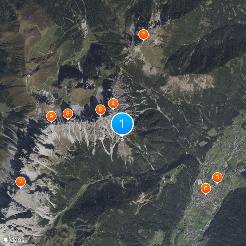 Stubaital Map