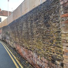 Garden Wall To Old Roof (Along Red Lion Lane)