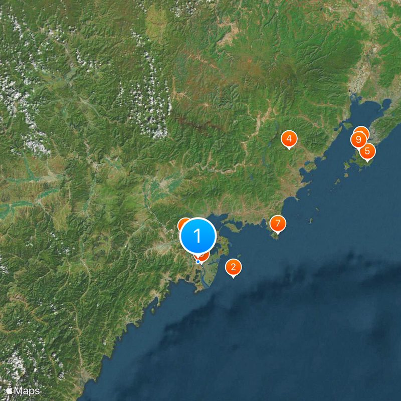 China–Russia border Map