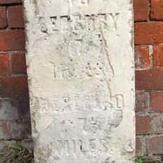 Milestone In Front Of Tarrington House