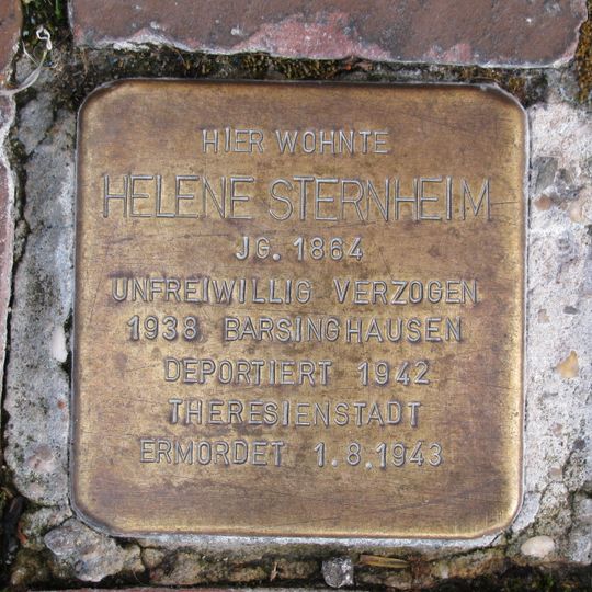 Stolperstein voor Helene Sternheim
