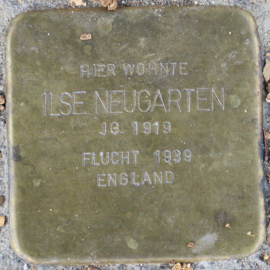 Stolperstein dedicated to Ilse Neugarten