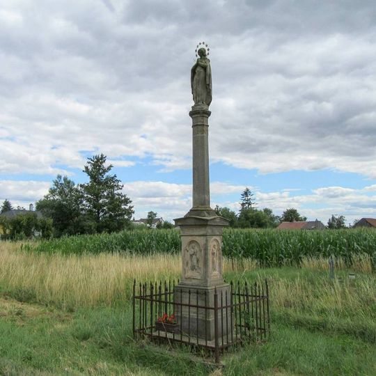 Sloup Panny Marie na okraji Renot