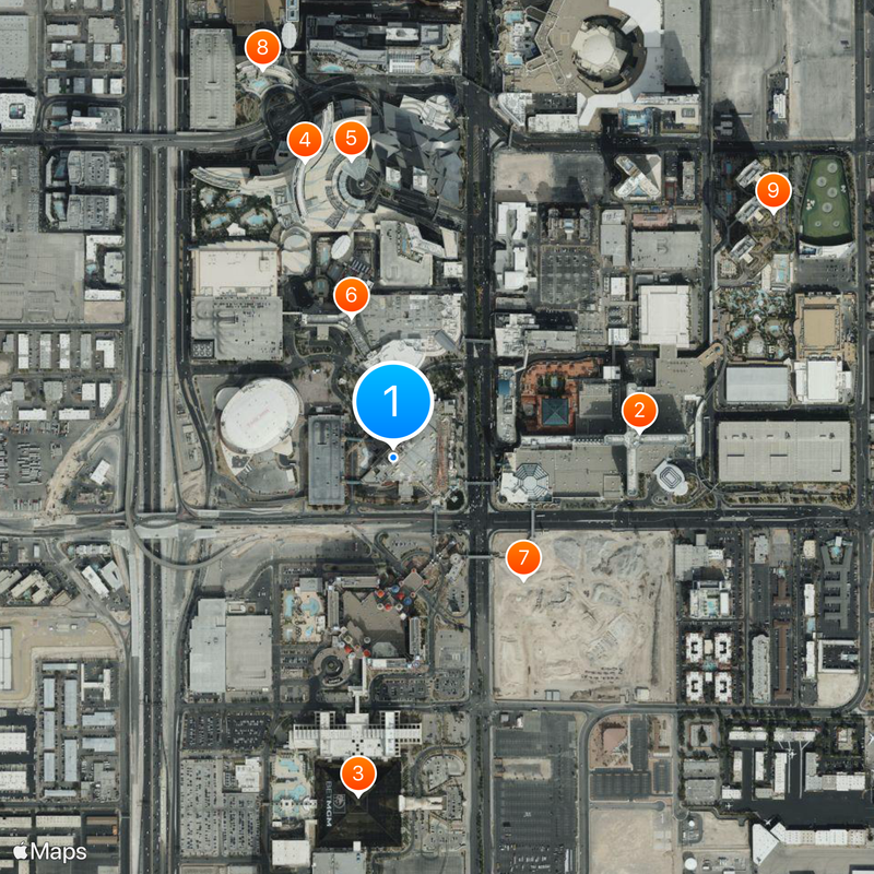 New York-New York Hotel & Casino Carte