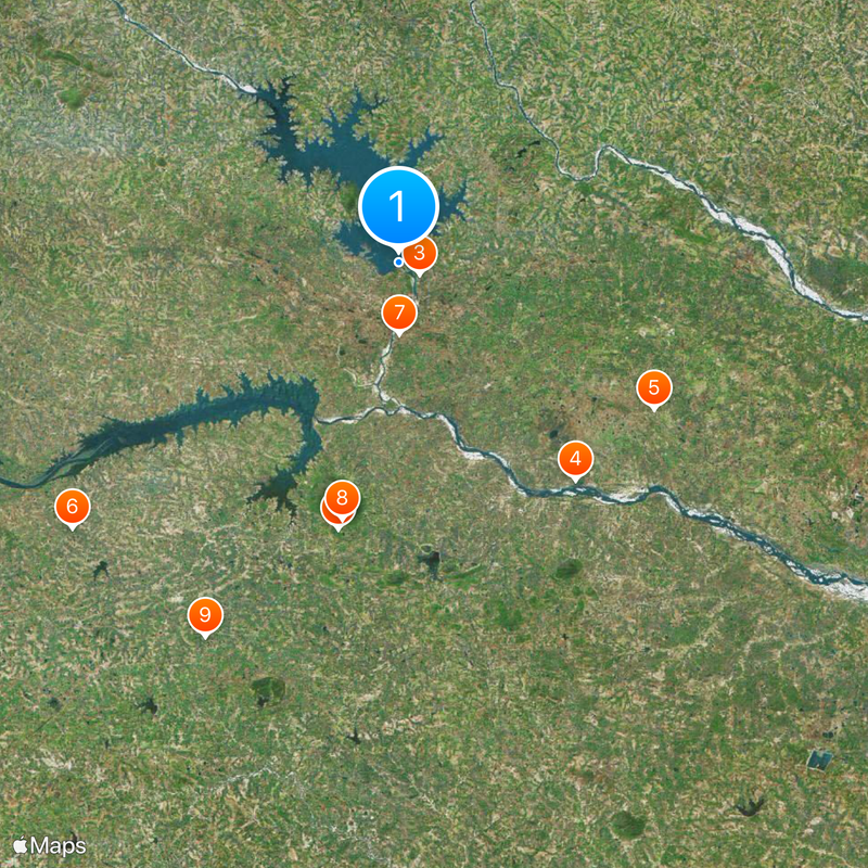 Maithon Dam Map