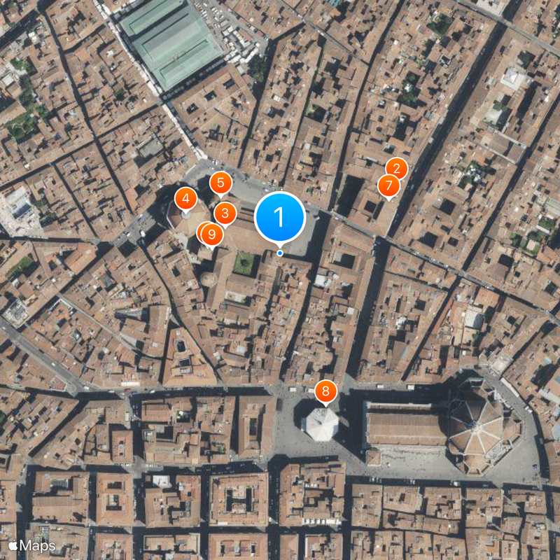 Biblioteca Medicea Laurenziana Kaart