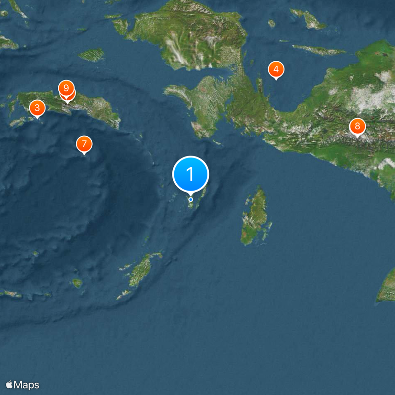 Kai Islands Map