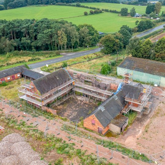 L-Shaped Range Of Farm Outbuildings To The North West Of Bucks Head Farmhouse