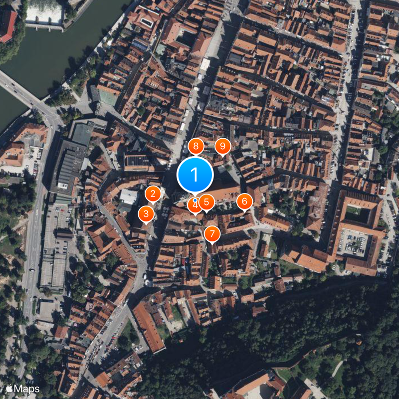 St. Martin's Church Map