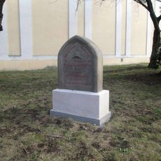 Památník u sochy svatého Jana Nepomuckého v Prostějově