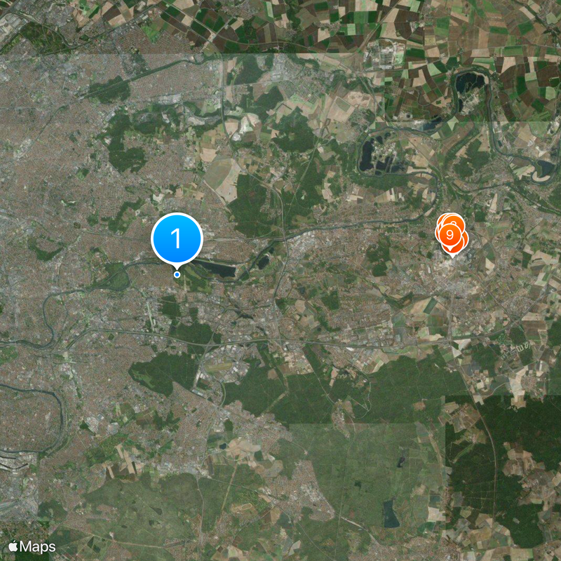 Marne-la-Vallée Mappa