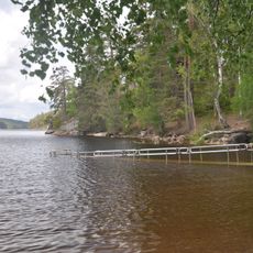 Ågelsjön, public beach