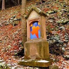 6. zastavení na křížové cestě na Starou Horu