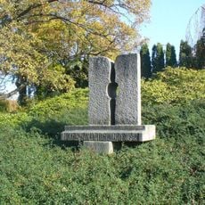 Pomník Augusta Strádala v Pražské ulici v Krásné Lípě