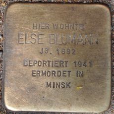 Stolperstein dedicated to Else Blumann