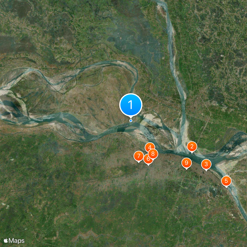 Digha–Sonpur Bridge Map