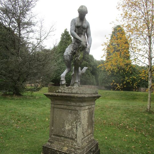 Female Satyr Statue 100 Metres East Of Newstead Abbey