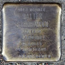 Stolperstein dedicated to Walter Strohmann