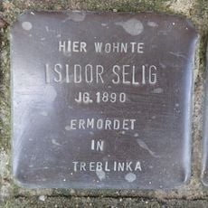 Stolperstein dedicated to Isidor Selig
