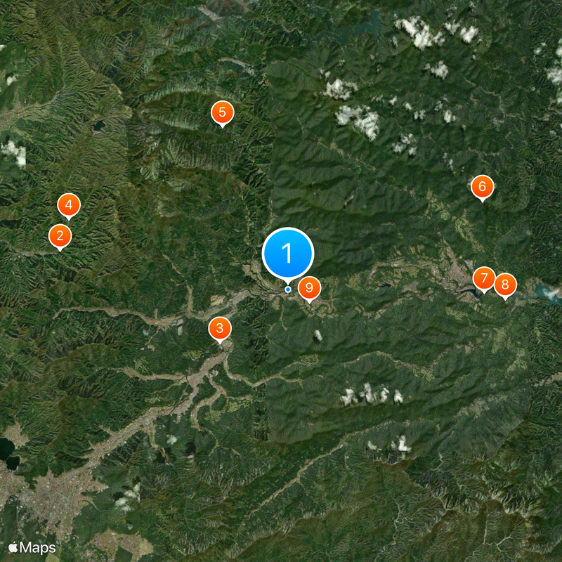 Saruhashi Bridge Mappa
