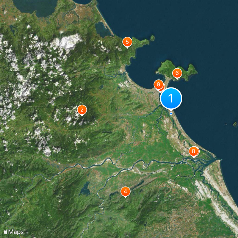 Marble Mountains Mapa