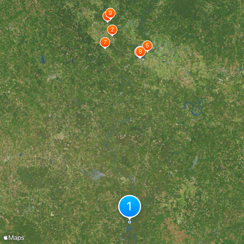 Tombigbee River Map
