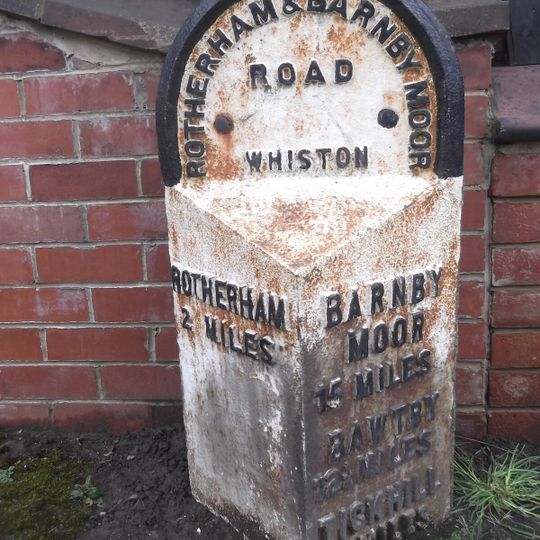 Milepost In Front Of No 214