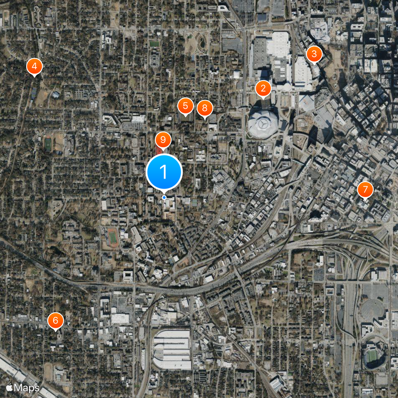 Atlanta University Center Map