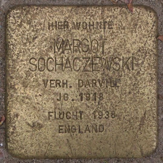 Stolperstein dedicated to Margot Sochaczewski
