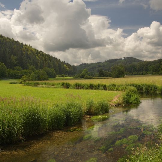 Laucherttal mit Nebentälern
