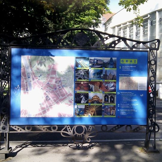 Werbetafel am Burgring