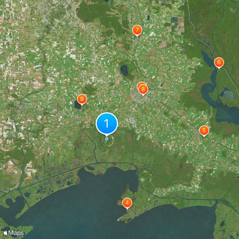Avery Island Map
